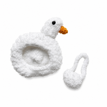 Amusable peanut/Small peanut penguin outfit - Goose Hood & Crossbody Bag Set
