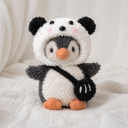 Amusable peanut/Small peanut penguin outfit - Floppy Puppy Hood & Crossbody Bag Set