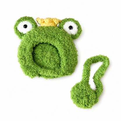 Amusable peanut/Small peanut penguin outfit - Frog Hood & Crossbody Bag Set