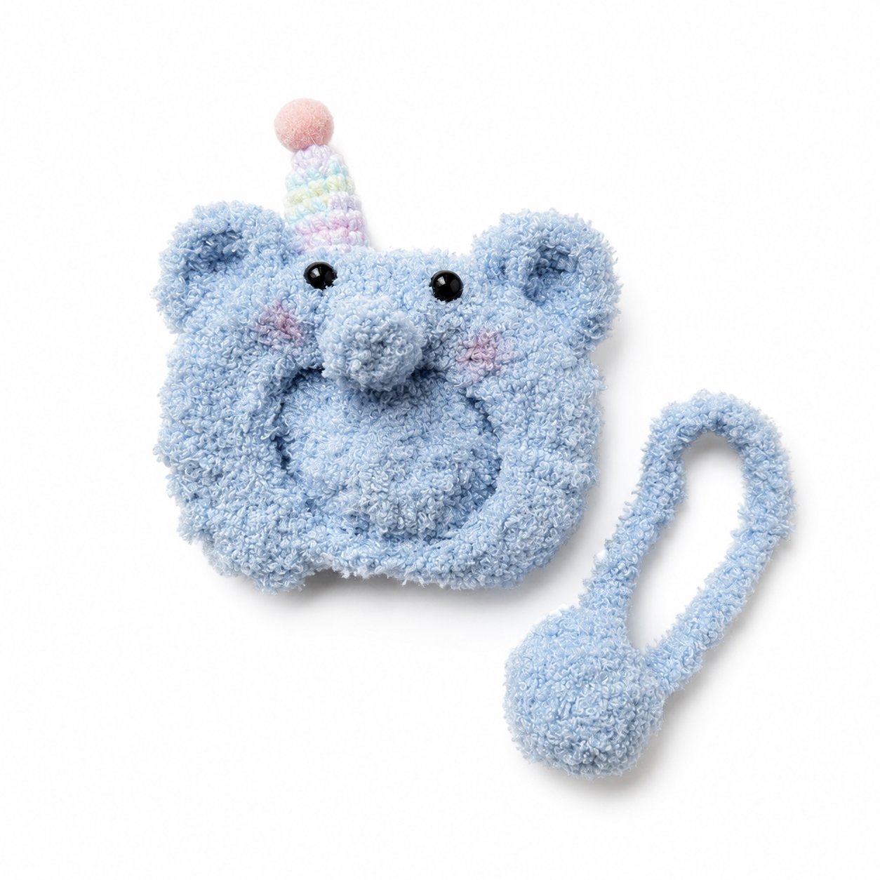 Amusable peanut/Small peanut penguin outfit - Birthday Elephant Hood & Crossbody Bag Set