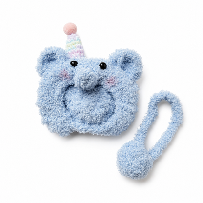 Amusable peanut/Small peanut penguin outfit - Birthday Elephant Hood & Crossbody Bag Set