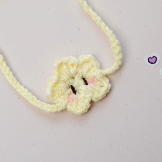 Small/Medium plush crochet bibs clothes outfits - Star crossbody bag