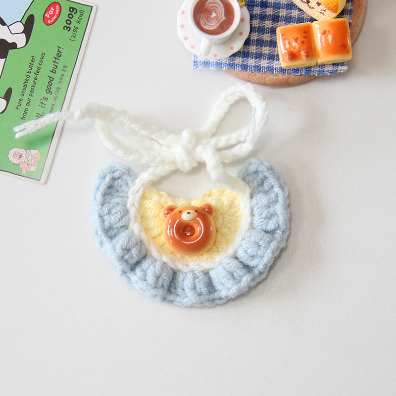 Small/Medium plush crochet bibs clothes outfits - MXM-49