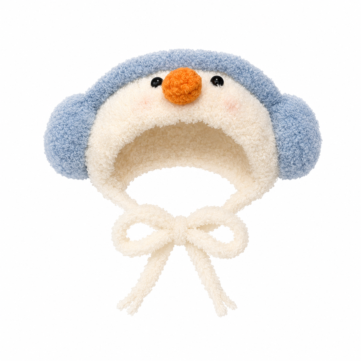 Amusable peanut/Small peanut penguin outfit - Snowman Earmuff Hood