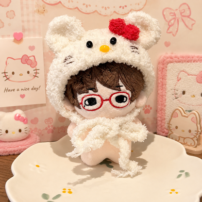 Amusable peanut/Small peanut penguin outfit - White Cat Hood