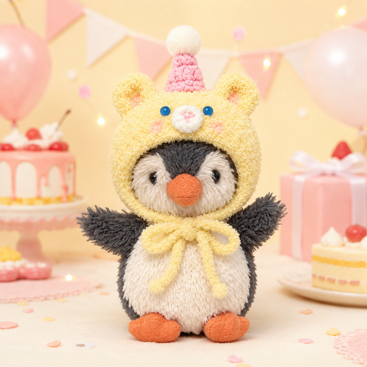 Amusable peanut/Small peanut penguin outfit - Butter Bear Hood