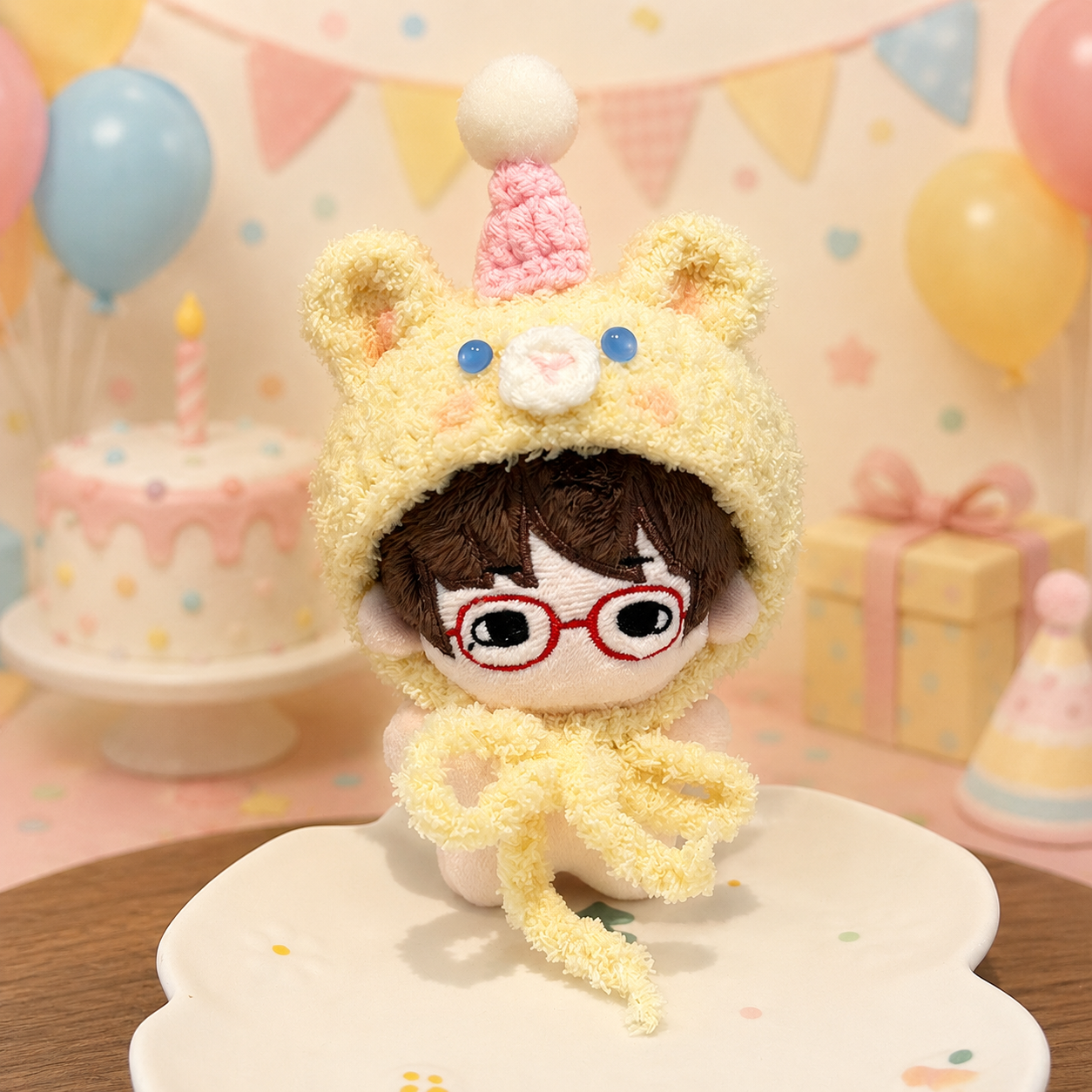 Amusable peanut/Small peanut penguin outfit - Butter Bear Hood