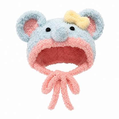 Amusable peanut/Small peanut penguin outfit - Plush Elephant Hood