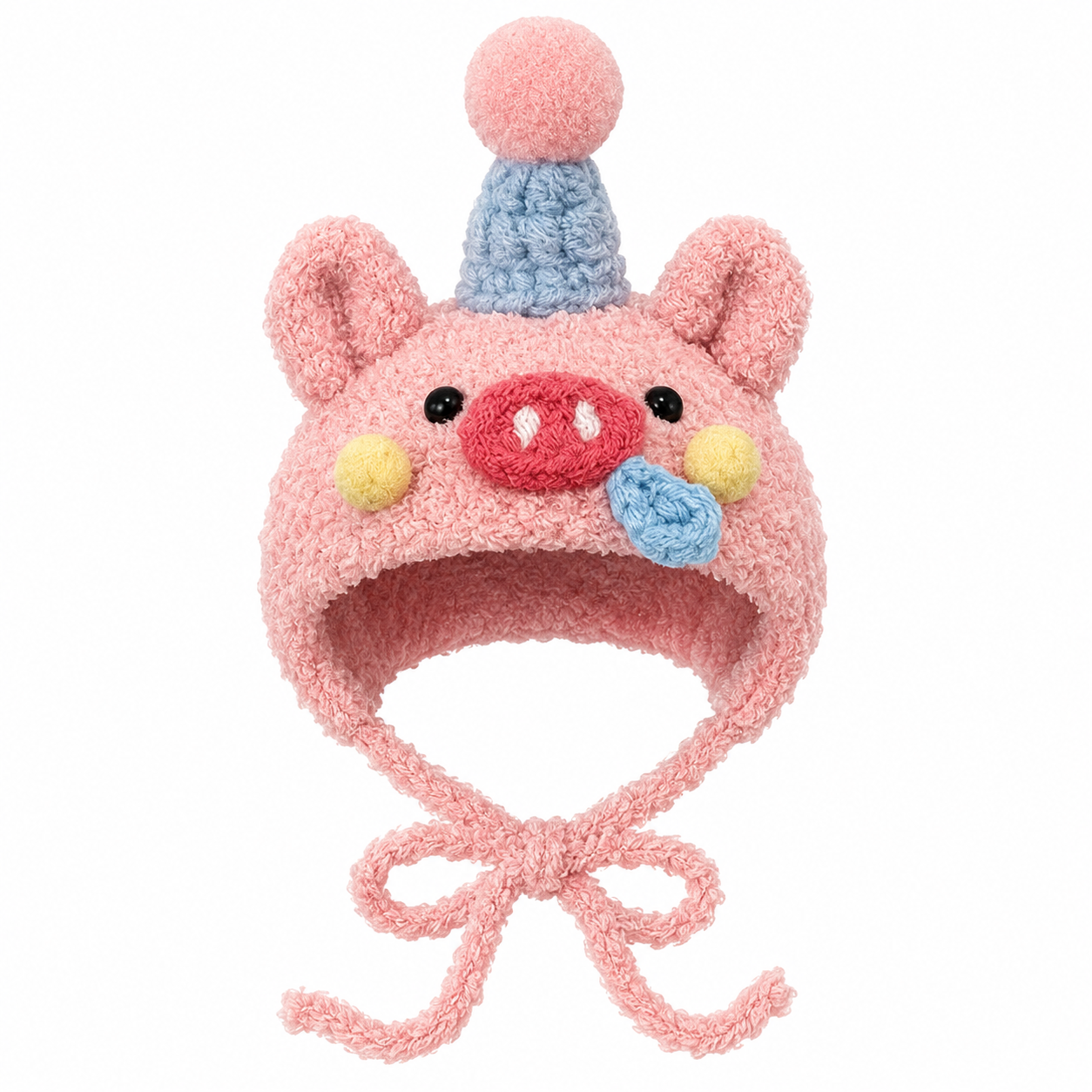 Amusable peanut/Small peanut penguin outfit - Pink Pig Hood