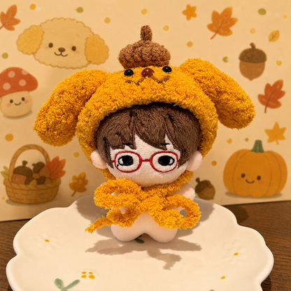 Amusable peanut/Small peanut penguin outfit - Golden Puppy Hood