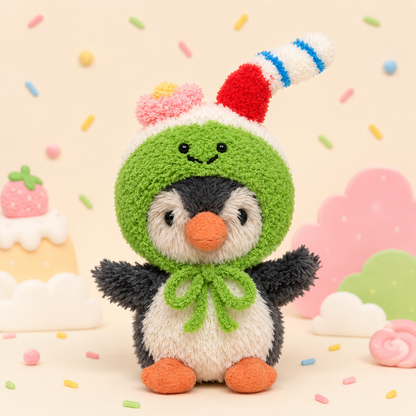 Amusable peanut/Small peanut penguin outfit - Coconut Hood