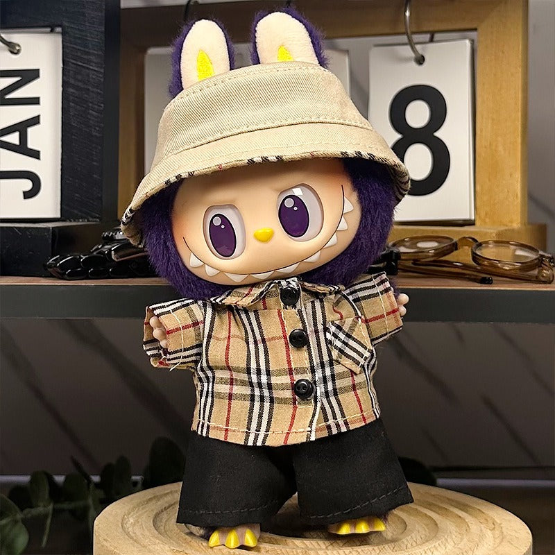 Labubu 4inch bag charm clothes outfits - MY34