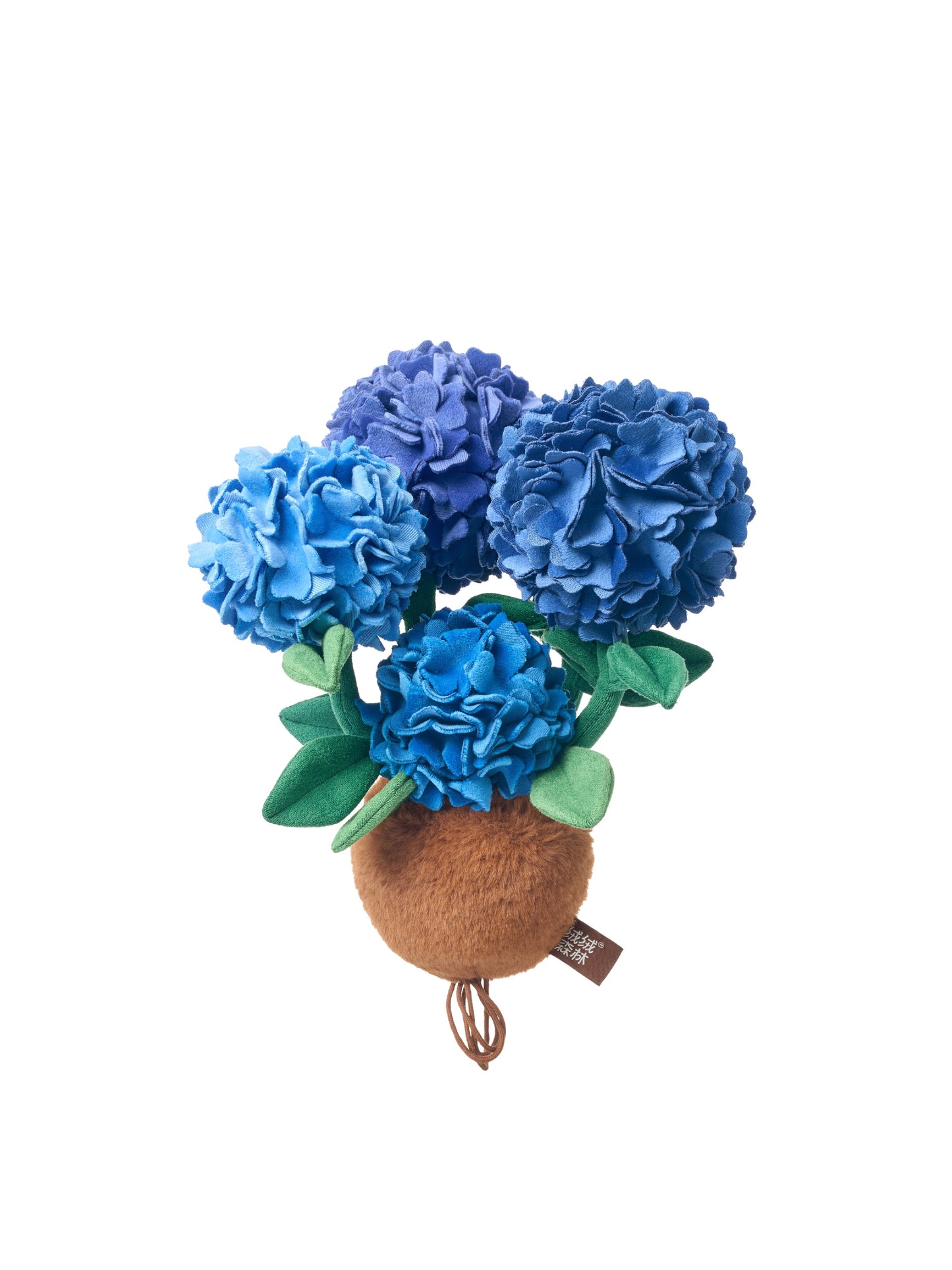 PlushWoods - Blue Hydrangea Plant Plush