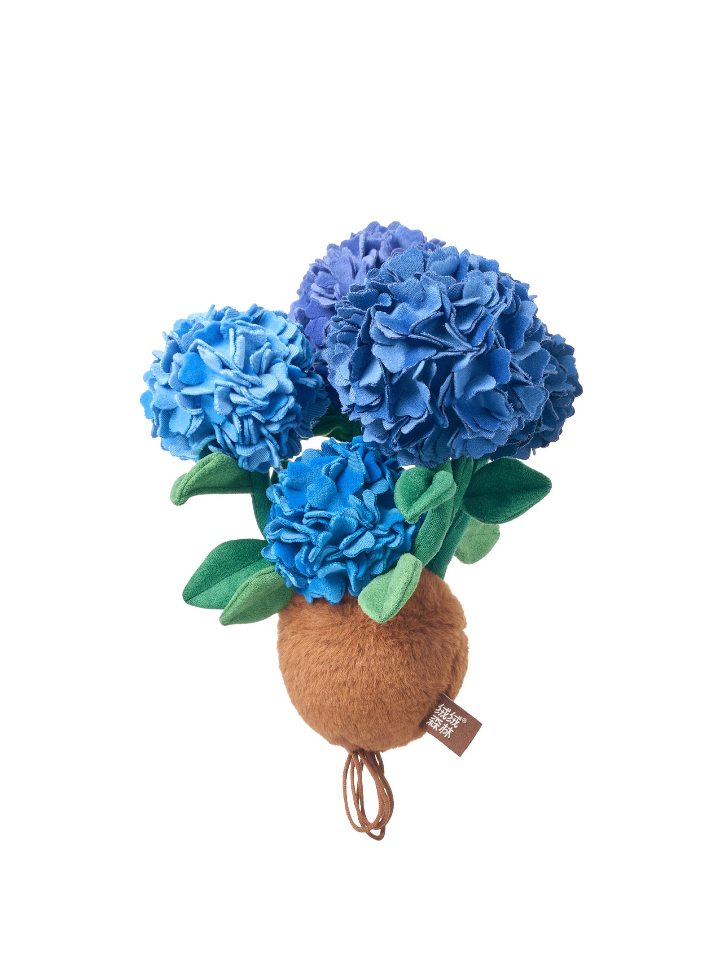 PlushWoods - Blue Hydrangea Plant Plush