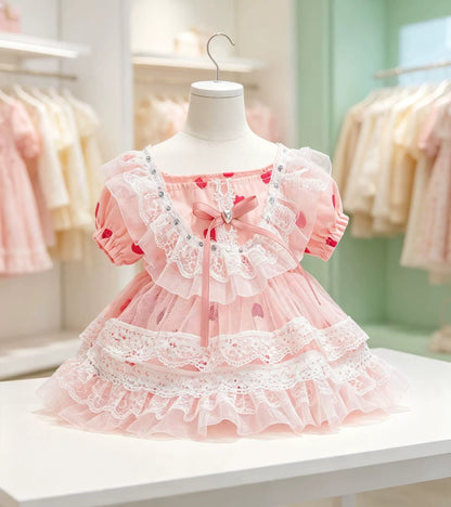 Spring Mist Tulle Dress for Bartholomew Bear Plush – 10–14 Inch Outfit