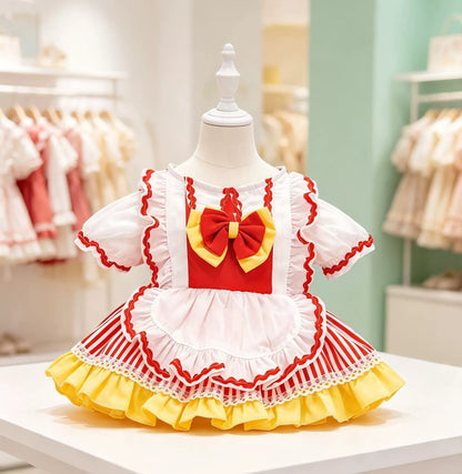 Mc Sweetheart Dress for Bartholomew Bear Plush – 14-Inch Outfit