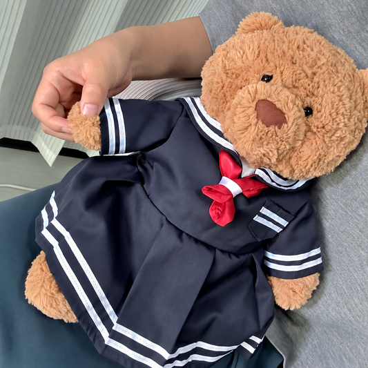 Sailor Dress for Bartholomew Bear Plush – 14-Inch Outfit