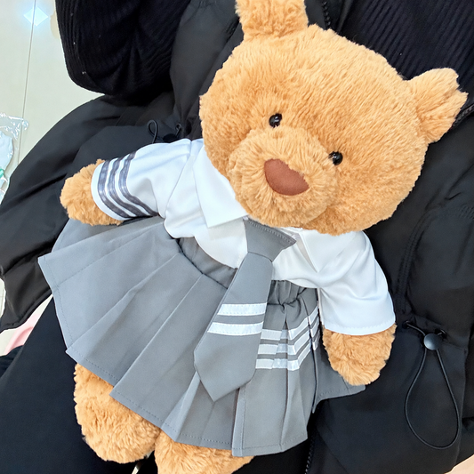 Jk Uniform Outfit for Bartholomew Bear Plush – 14-Inch Outfit