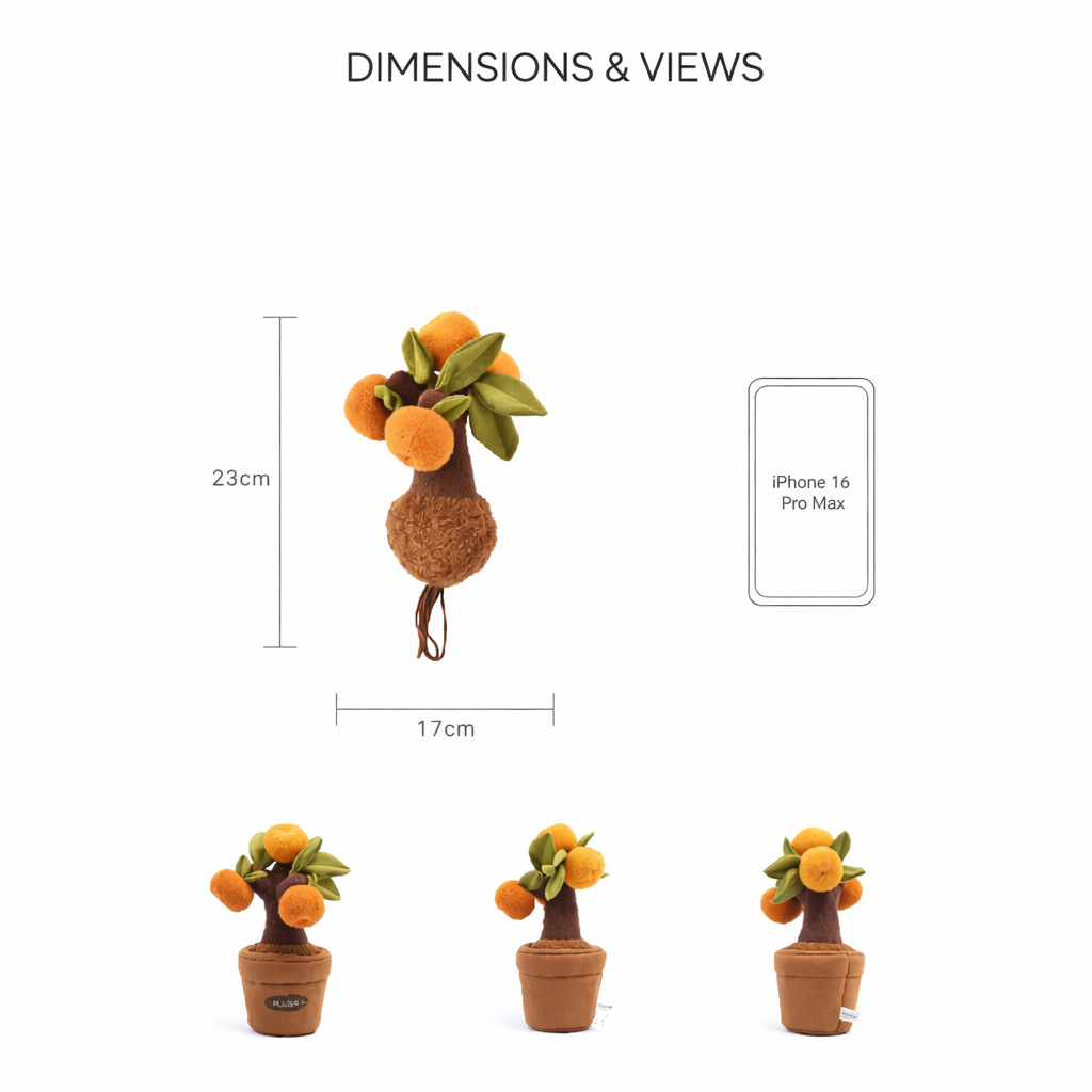 Plüschtier - Orangenbaum-Plüschtier