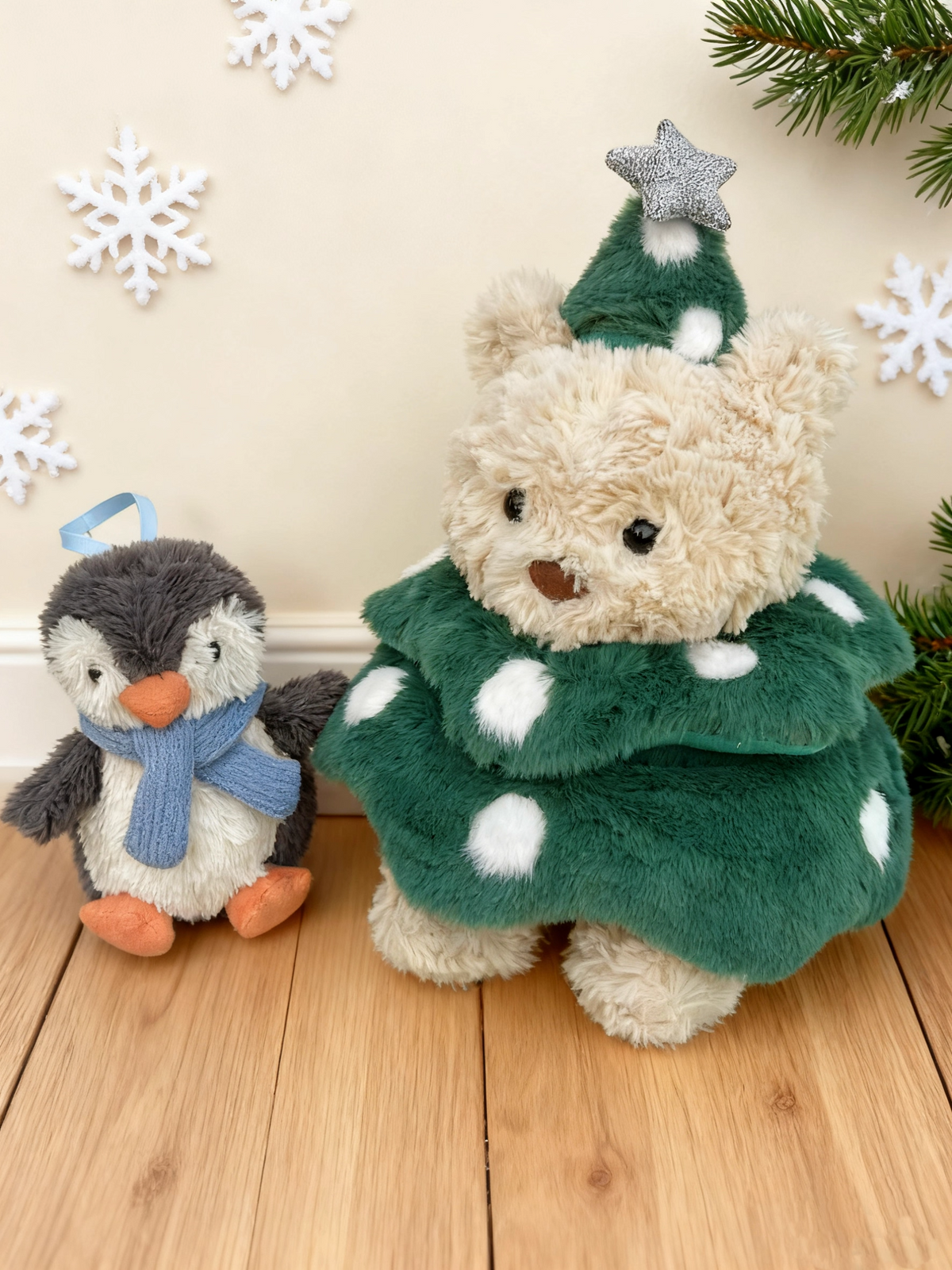 Christmas Tree Costume for Bartholomew Bear Plush – 7-Inch Outfit