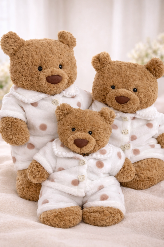 Polka Dot Set for Bartholomew Bear Plush – 10–16 Inch Outfit