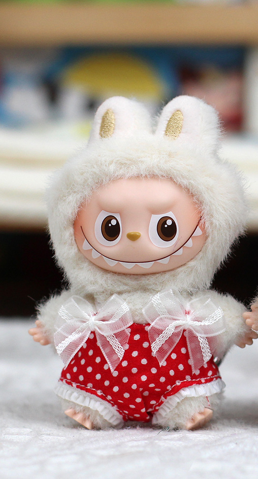 Labubu 3inch bag charm clothes outfits - TZ46