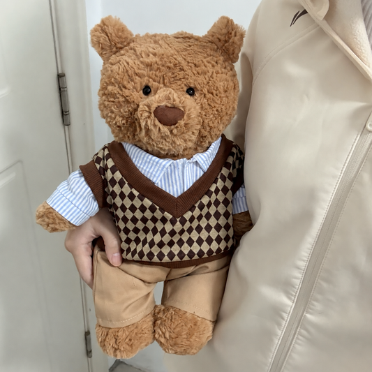 Casual Tank & Pants Outfit for Bartholomew Bear Plush – 14-Inch Outfit