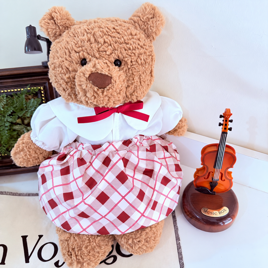 Scottish Outfit Set for Bartholomew Bear Plush – 14-Inch Outfit