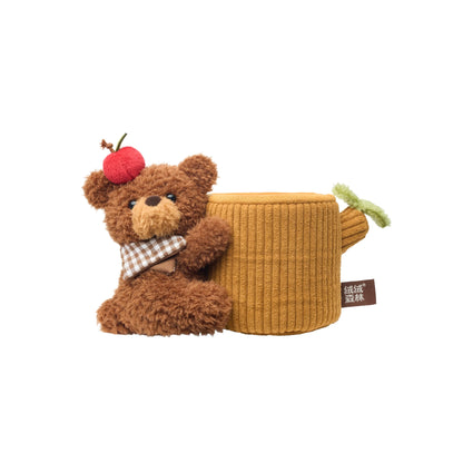 PlushWoods - Bear flowerpot planter plush