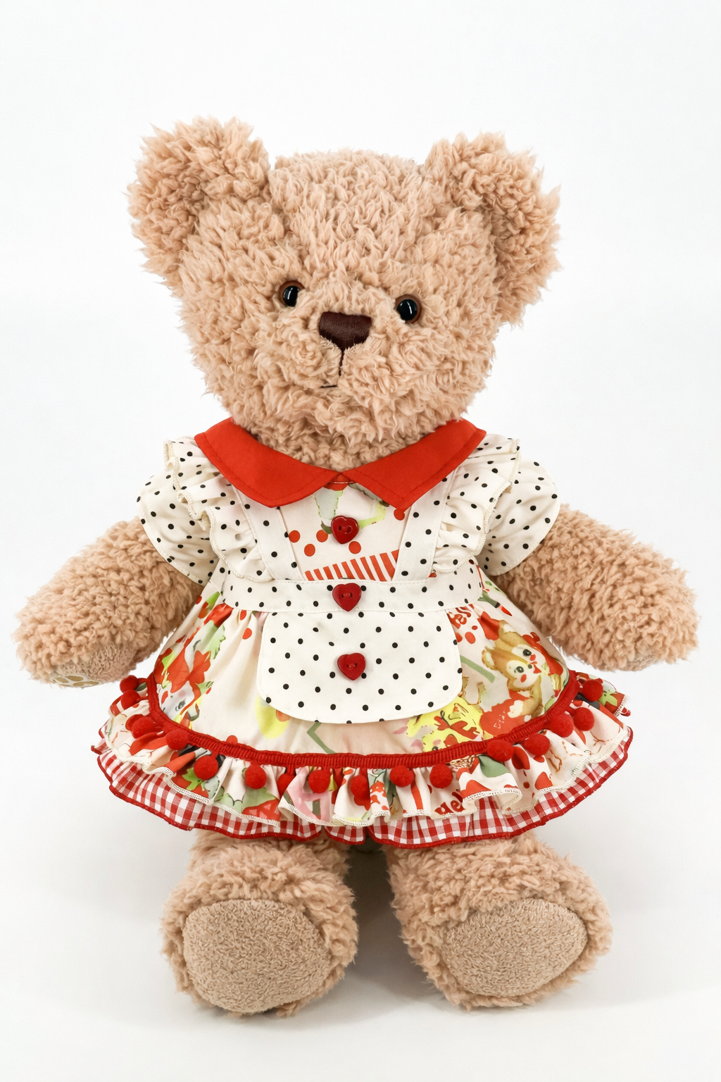 Large Bartholomew Bear clothes outfits - Vintage American Maid Dress