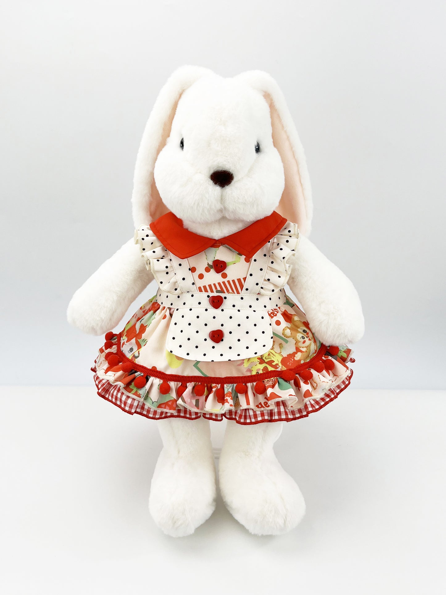 Large Bartholomew Bear clothes outfits - Vintage American Maid Dress
