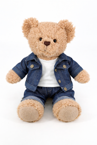 Large Bartholomew Bear clothes outfits - Denim Jacket 3-Piece Set