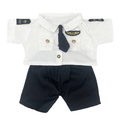 Large Bartholomew Bear clothes outfits - Captain Pilot Uniform