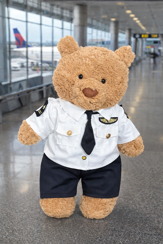 Large Bartholomew Bear clothes outfits - Captain Pilot Uniform