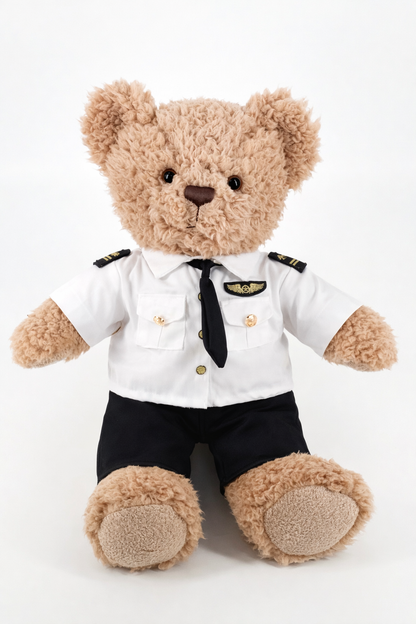 Large Bartholomew Bear clothes outfits - Captain Pilot Uniform
