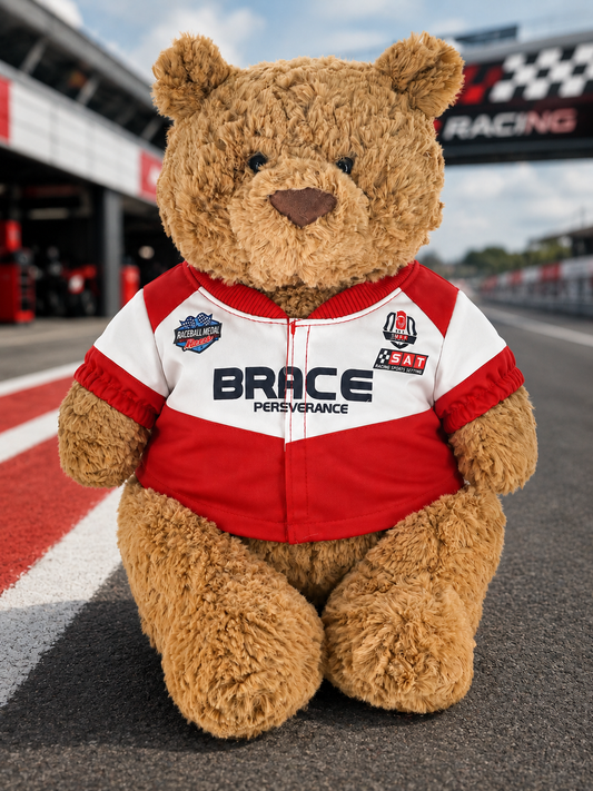 Large Bartholomew Bear clothes outfits - Motorcycle Jacket Outfit