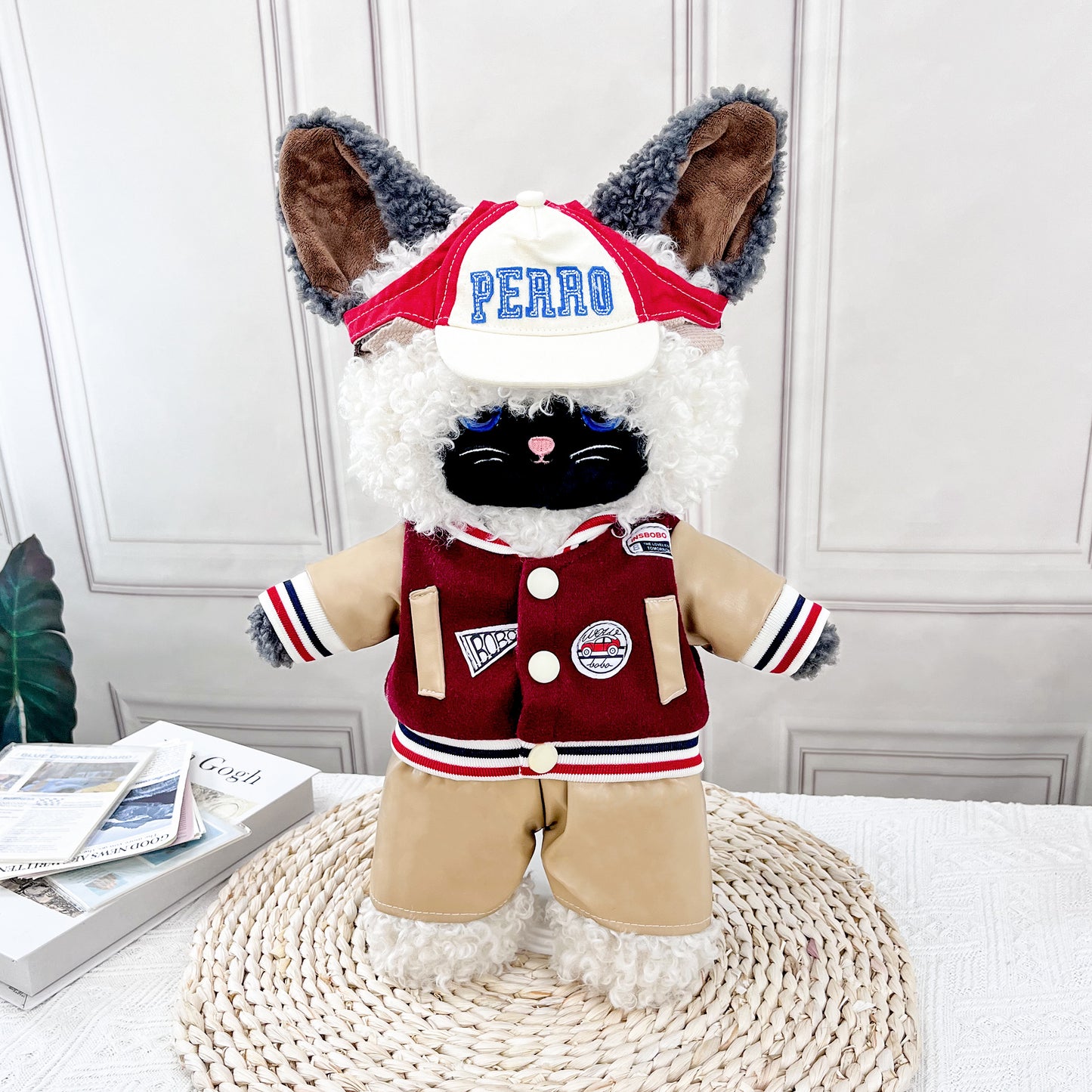 Large Bartholomew Bear clothes outfits - Baseball Jacket