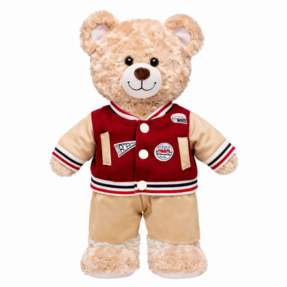 Large Bartholomew Bear clothes outfits - Baseball Jacket