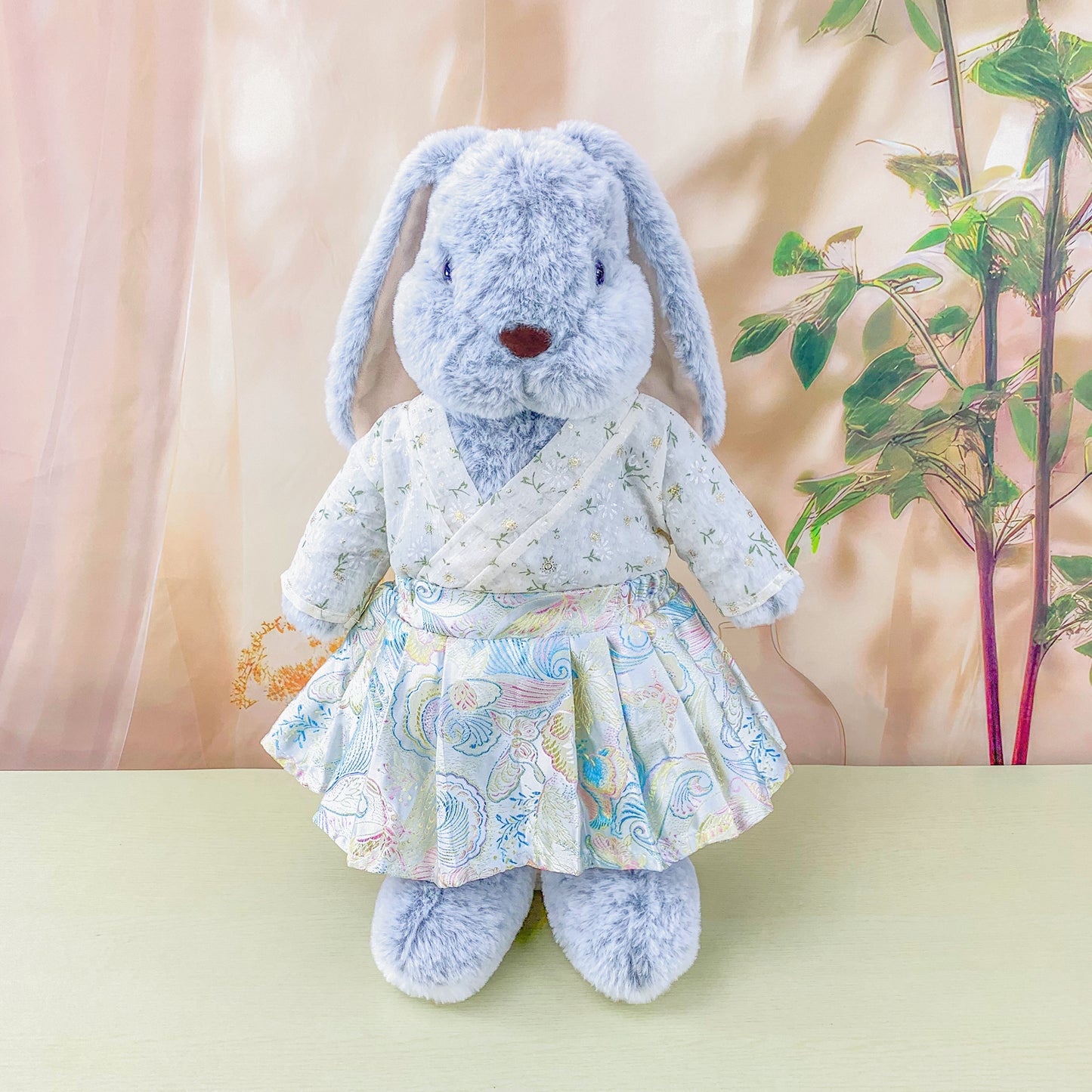 Large Bartholomew Bear clothes outfits - Modern Chinese Pink Beauty Dress