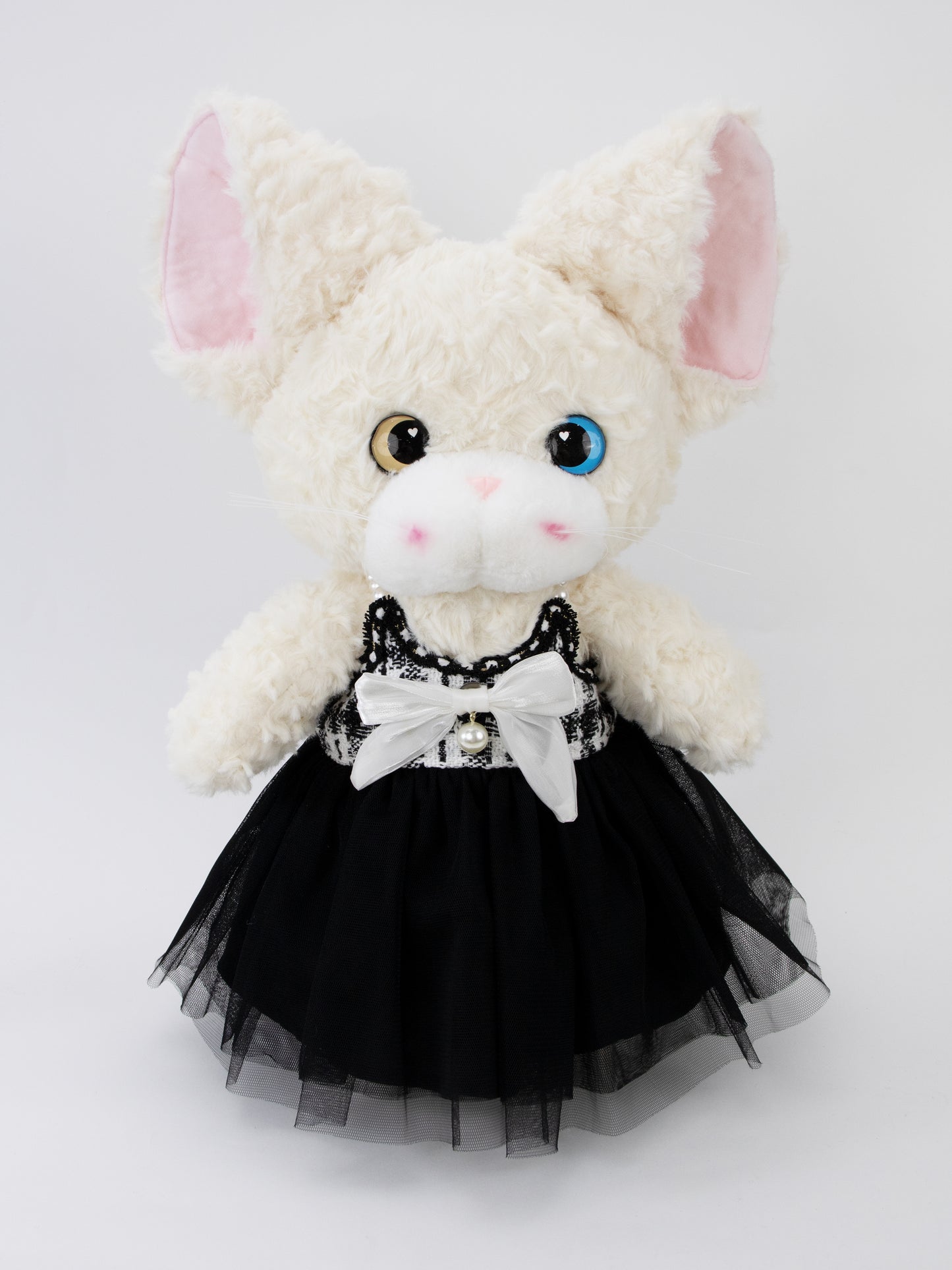 Large Bartholomew Bear clothes outfits - Luxury Tweed Veil Dress