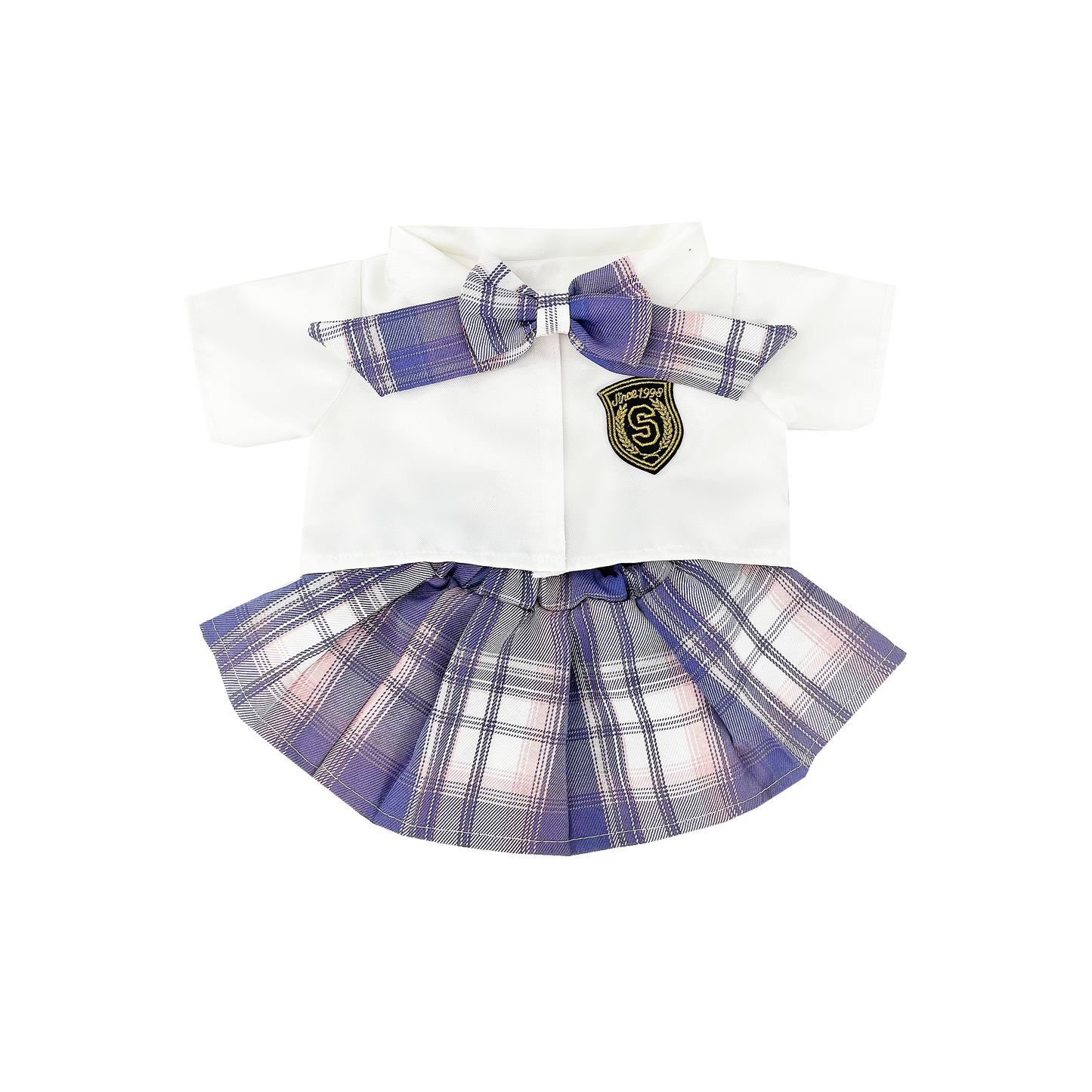 Large Bartholomew Bear clothes outfits - JK Uniform (Lavender)