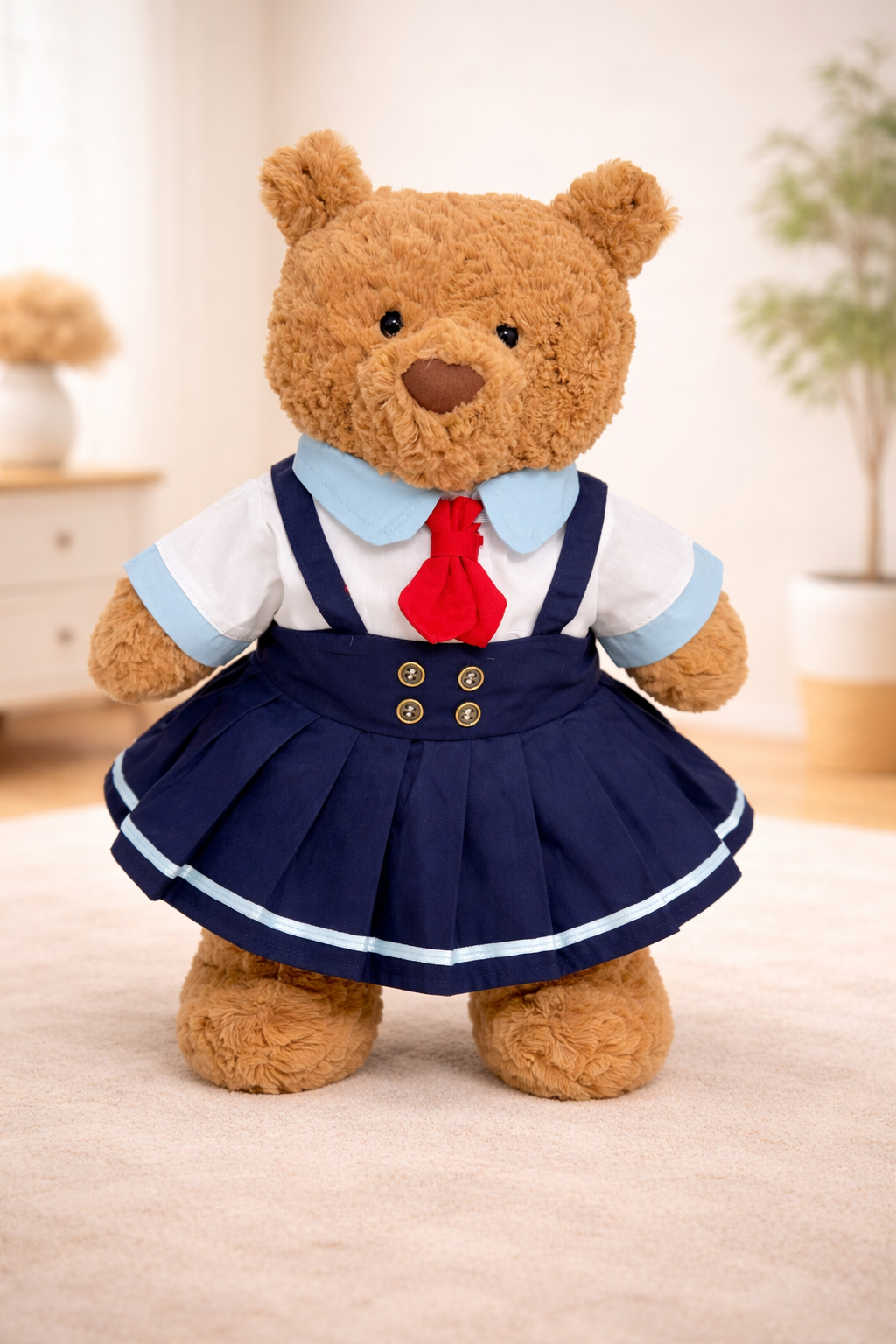 Large Bartholomew Bear clothes outfits - School Uniform Dress
