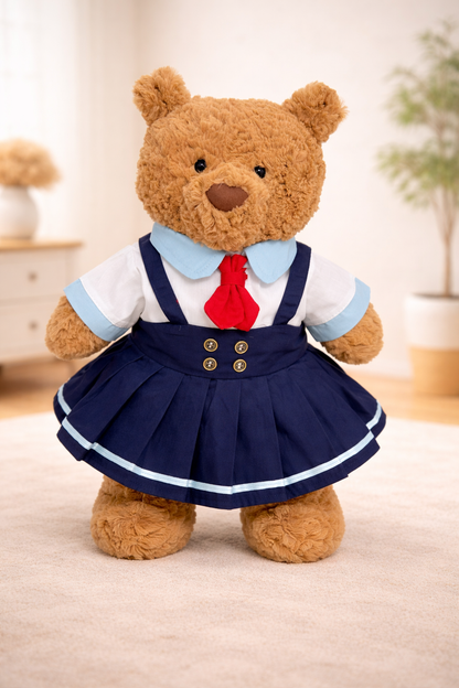 Large Bartholomew Bear clothes outfits - School Uniform Dress