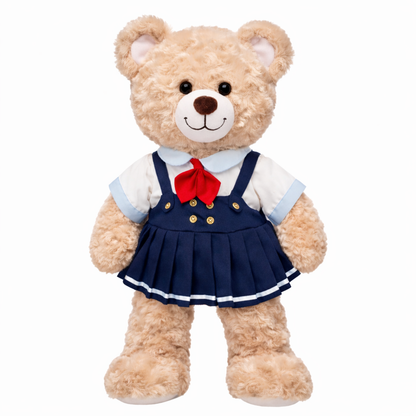 Large Bartholomew Bear clothes outfits - School Uniform Dress