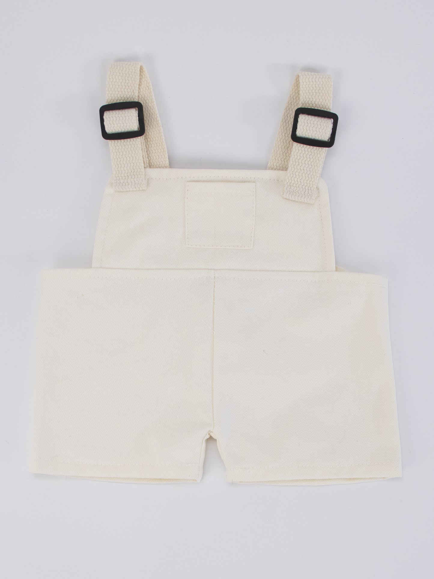 Large Bartholomew Bear clothes outfits - White Overalls