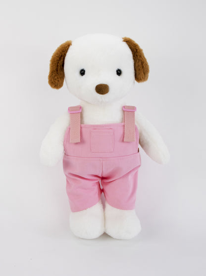 Large Bartholomew Bear clothes outfits - Pink Overalls