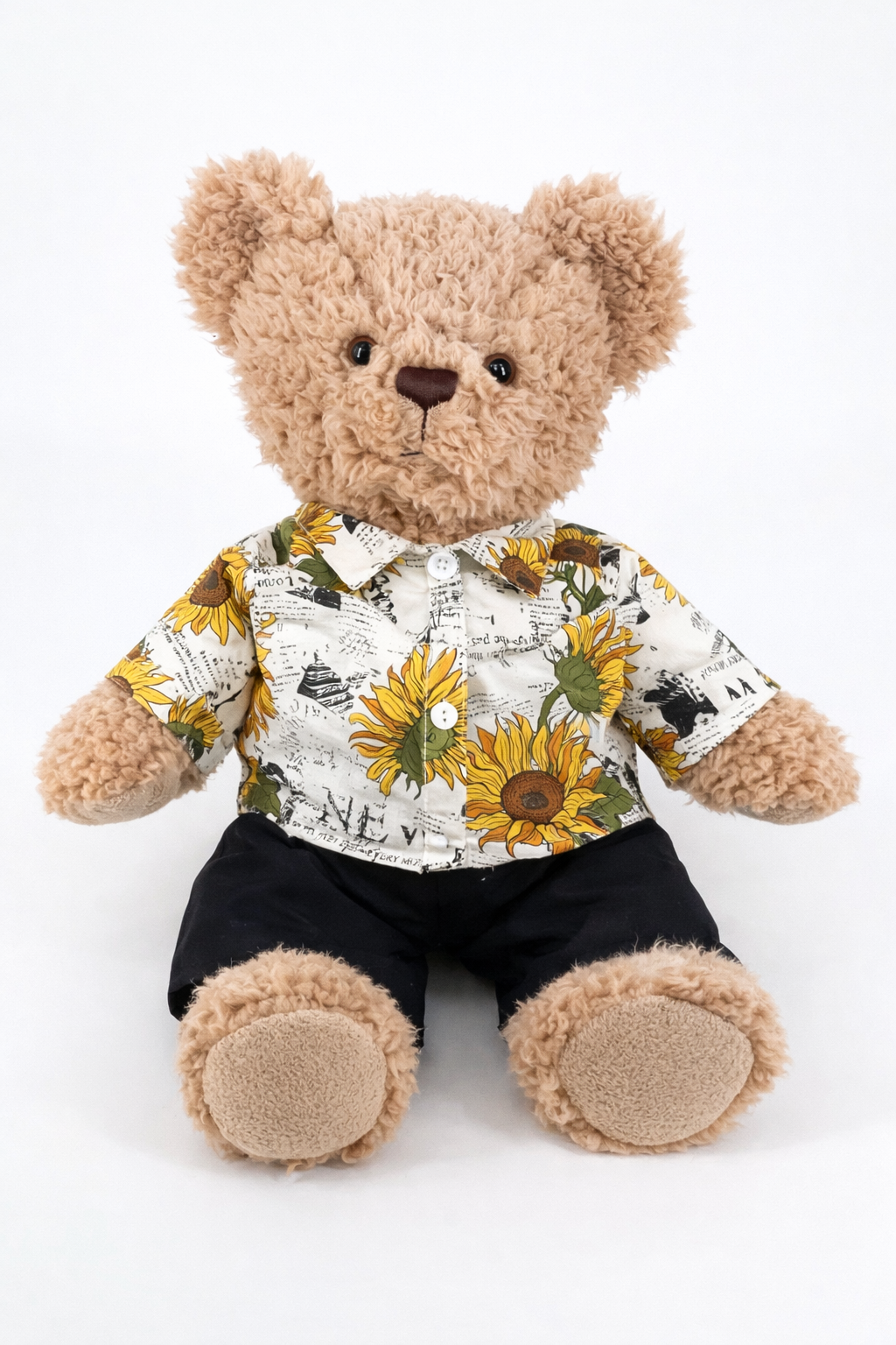 Large Bartholomew Bear clothes outfits - Sunflower Shirt 2-Piece Set