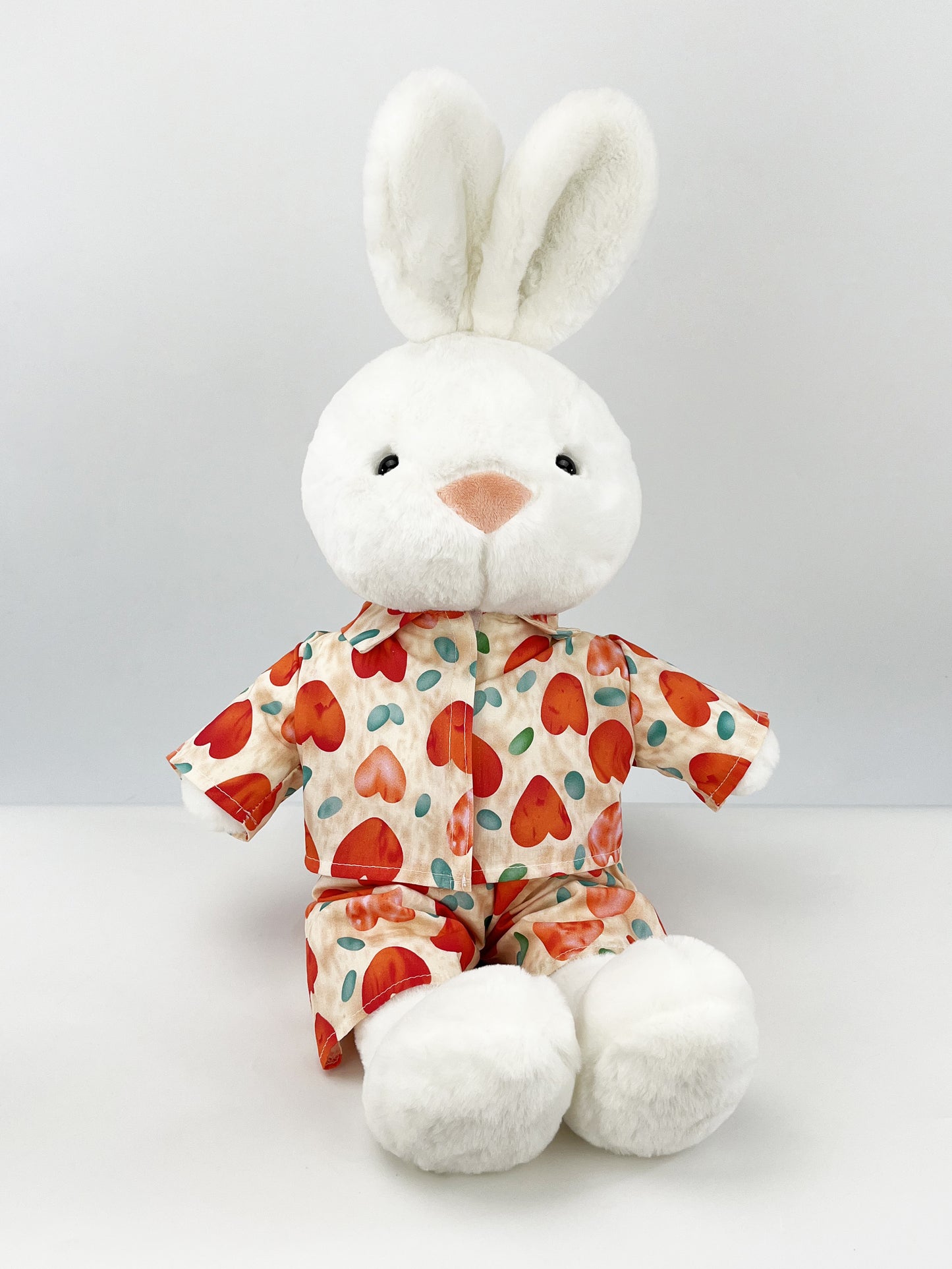 Large Bartholomew Bear clothes outfits - Heart Shirt 2-Piece Set
