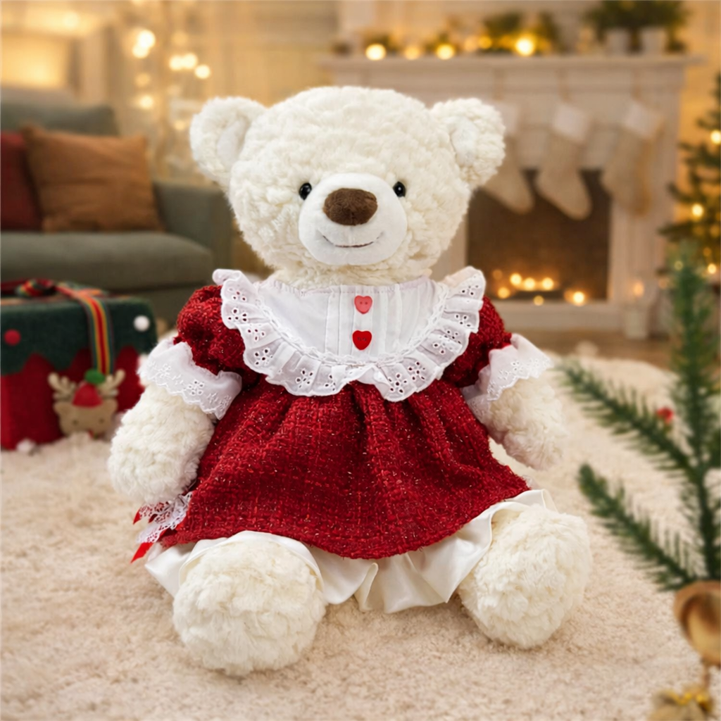 Large Bartholomew Bear clothes outfits - Christmas Lolita Dress