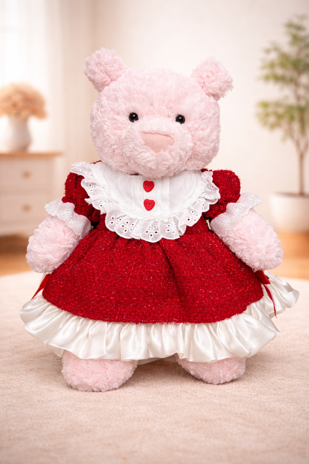Large Bartholomew Bear clothes outfits - Christmas Lolita Dress